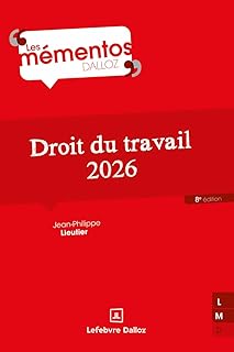 Droit du travail 2026. 8e éd.